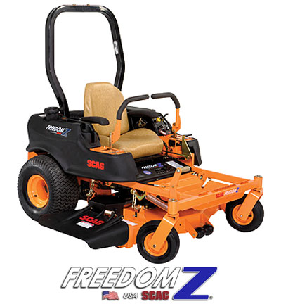 Learn more about the Scag Freedom Z Mower. Info on Scag Freedom Z Mowers, Parts and Accessories.